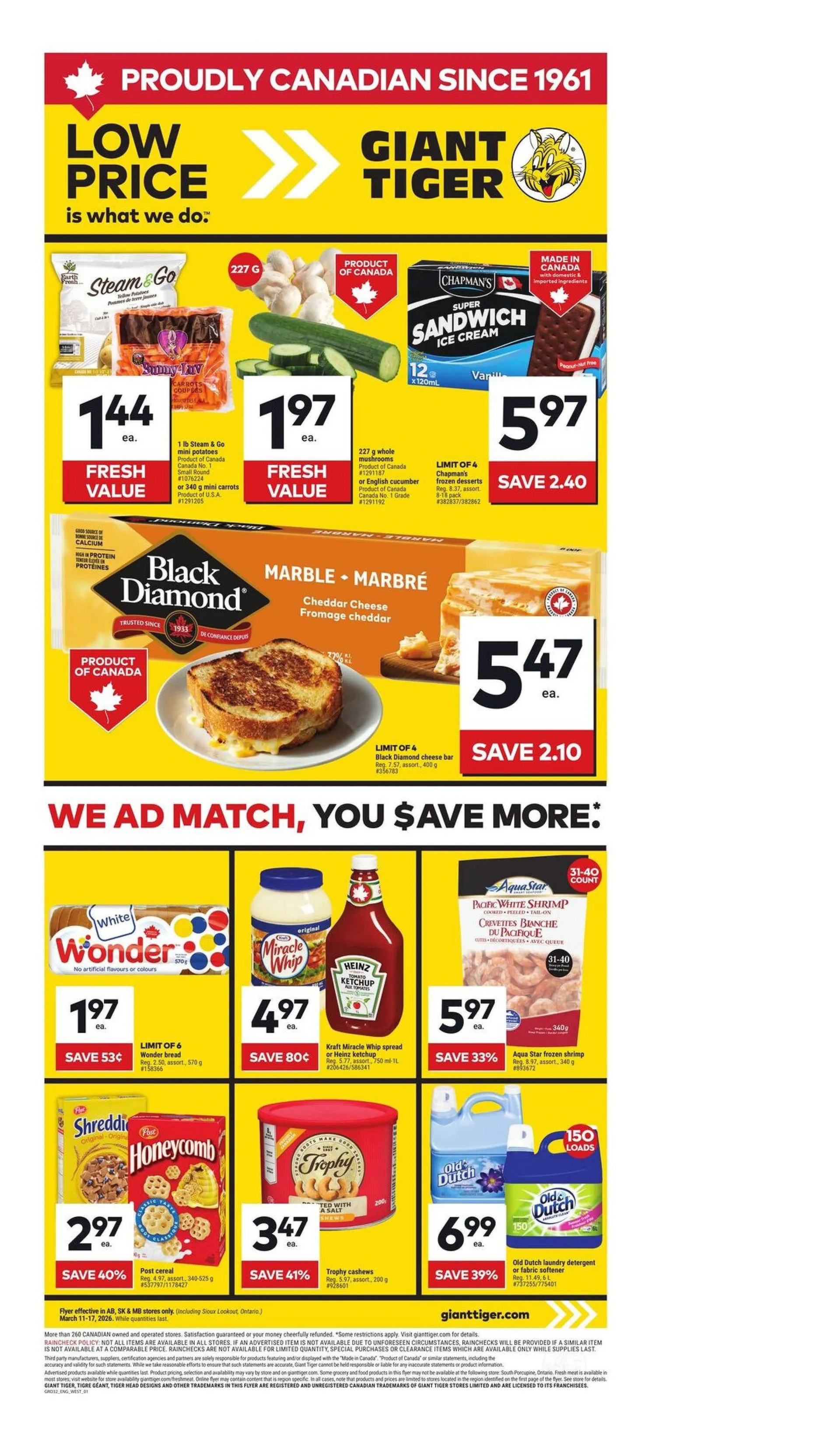 Giant Tiger flyers from March 11 to March 17 2026 - flyer page 