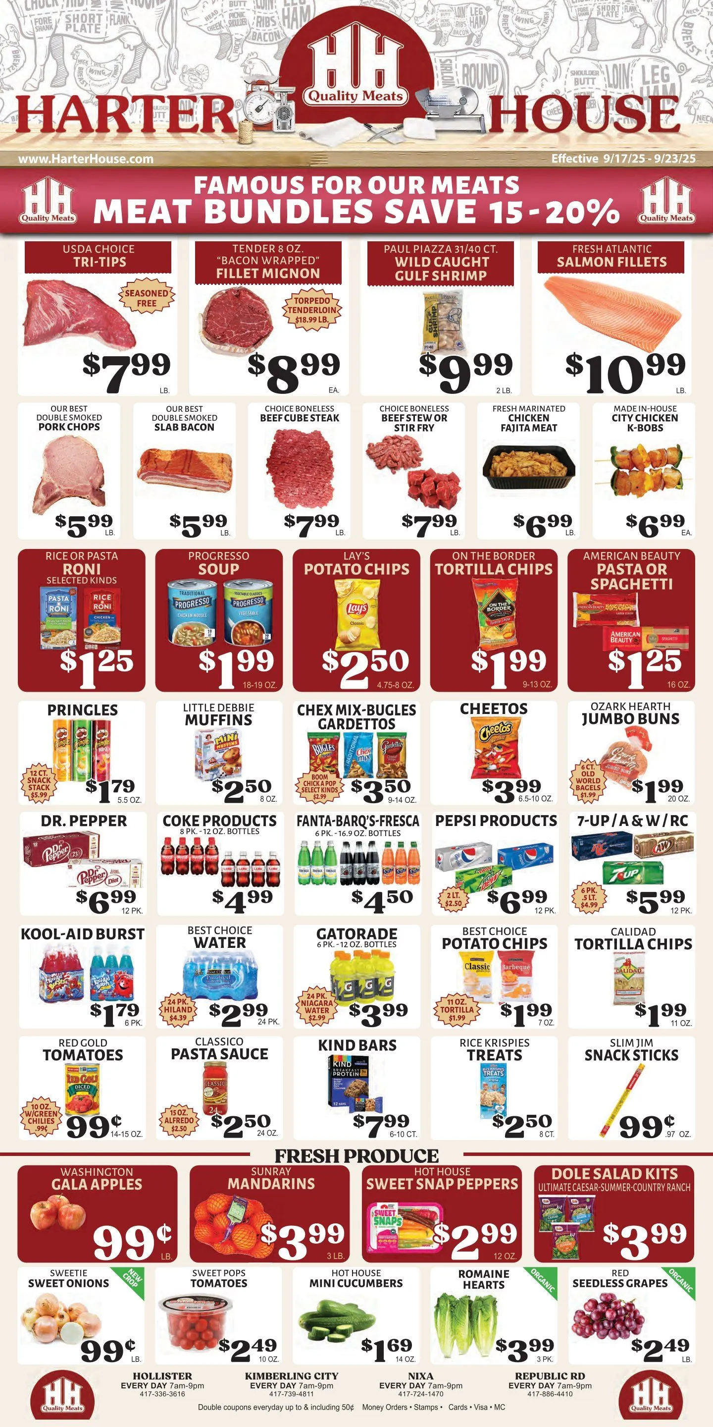 Weekly ad Harter House Sales from September 17 to September 23 2025 - Page 1