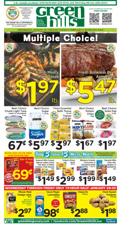 Weekly promotion Green Hills Sales spanning from January 28 to February 3 2026 - Page  for Catalogue 365