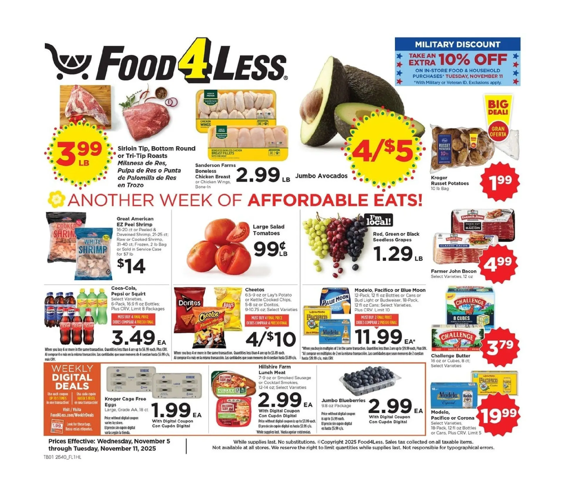 Weekly ad Smith's Sales from November 5 to November 11 2025 - Page 1