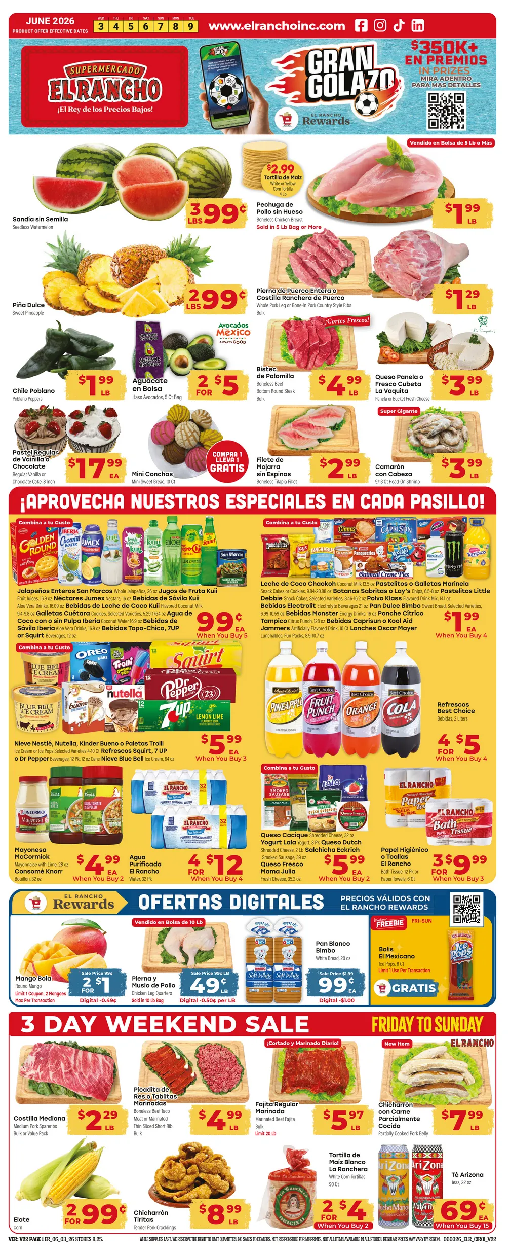 Weekly ad El Rancho Sales from June 3 to June 9 2026 - Page 