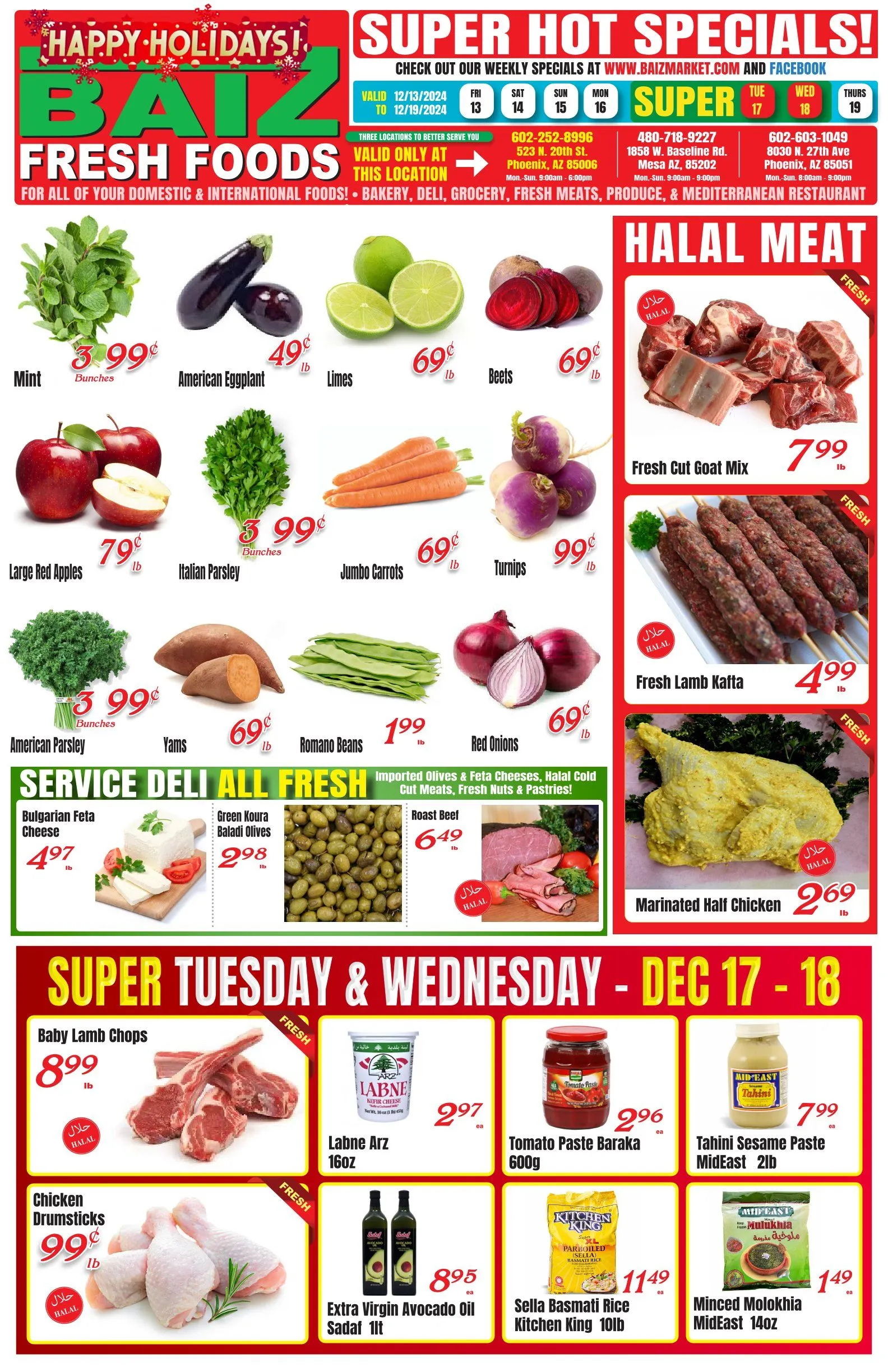 Weekly ad Baiz Market Place Deals from December 17 to December 19 2024 - Page