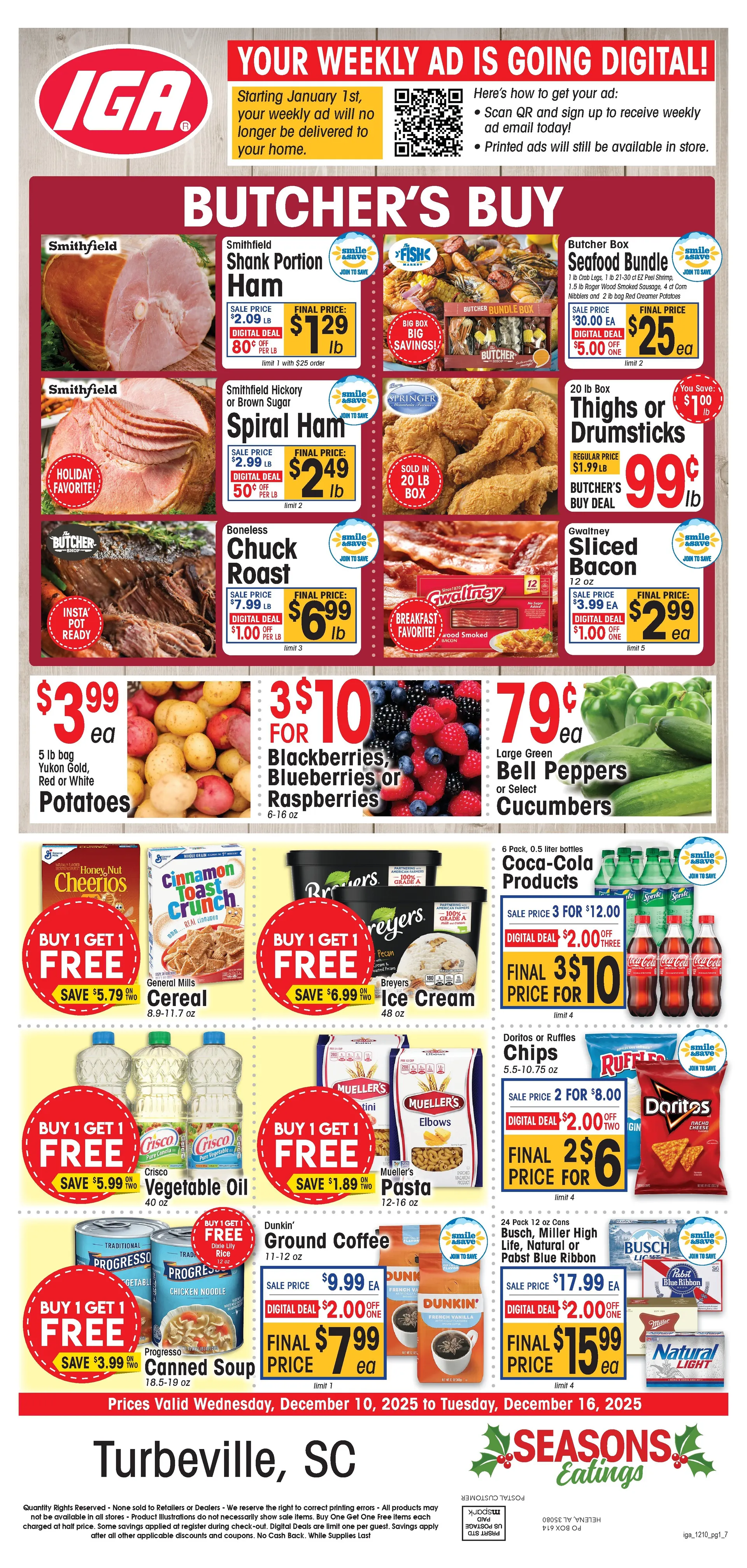 Weekly ad IGA Sales from December 10 to December 16 2025 - Page 1