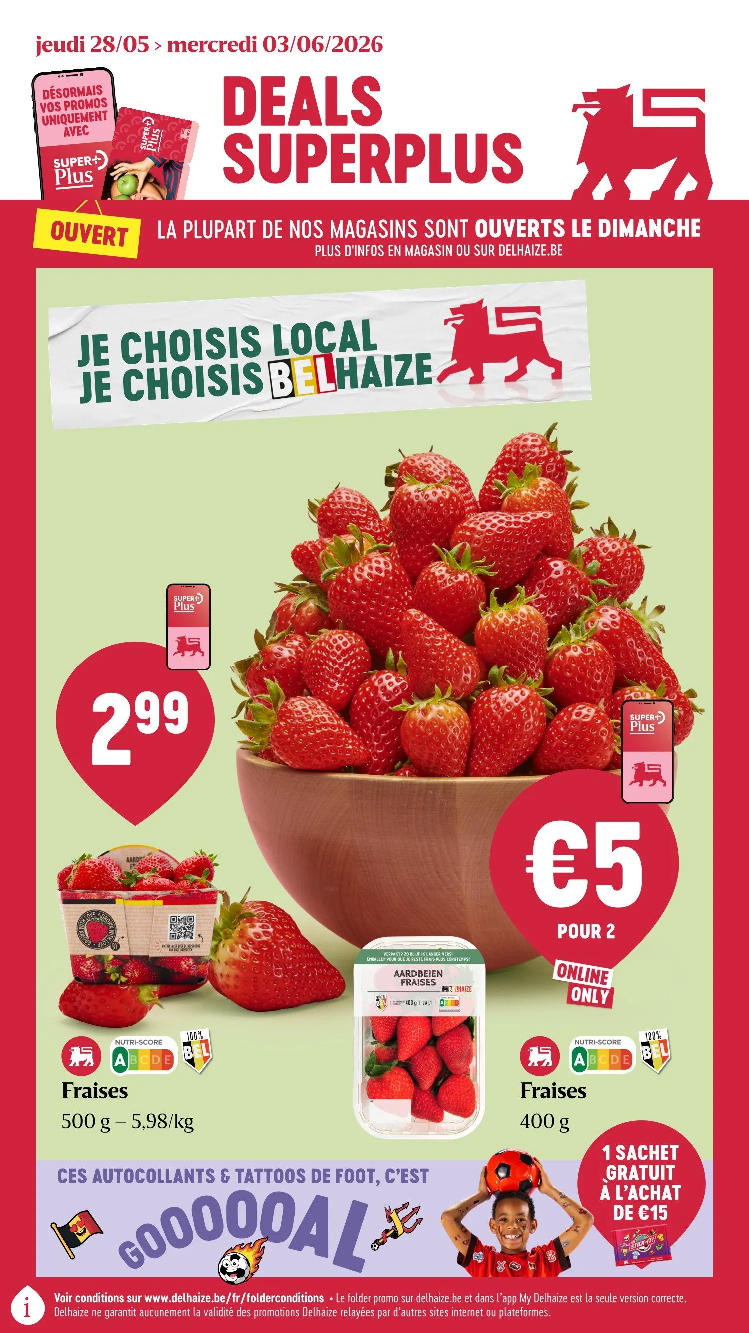 Delhaize folders van 1 juni tot 3 juni 2026 - folder pagina 1