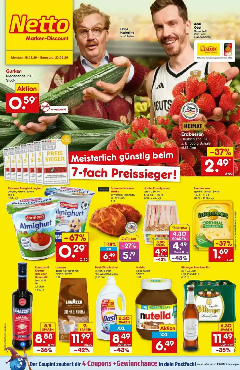 Netto Marken-Discount folders van 18 mei tot 24 mei 2026 - Folder pagina 