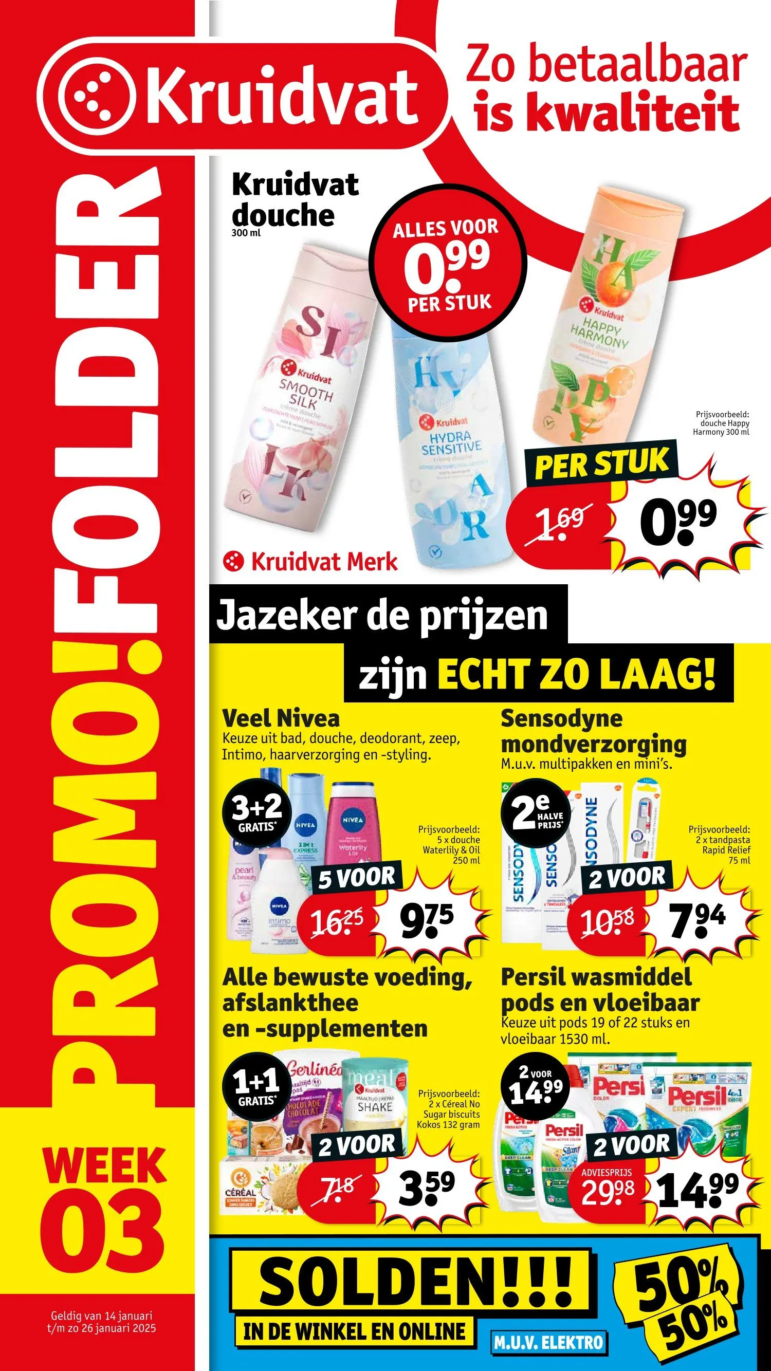 Kruidvat Promoties van 14 januari tot 26 januari 2025 - folder pagina