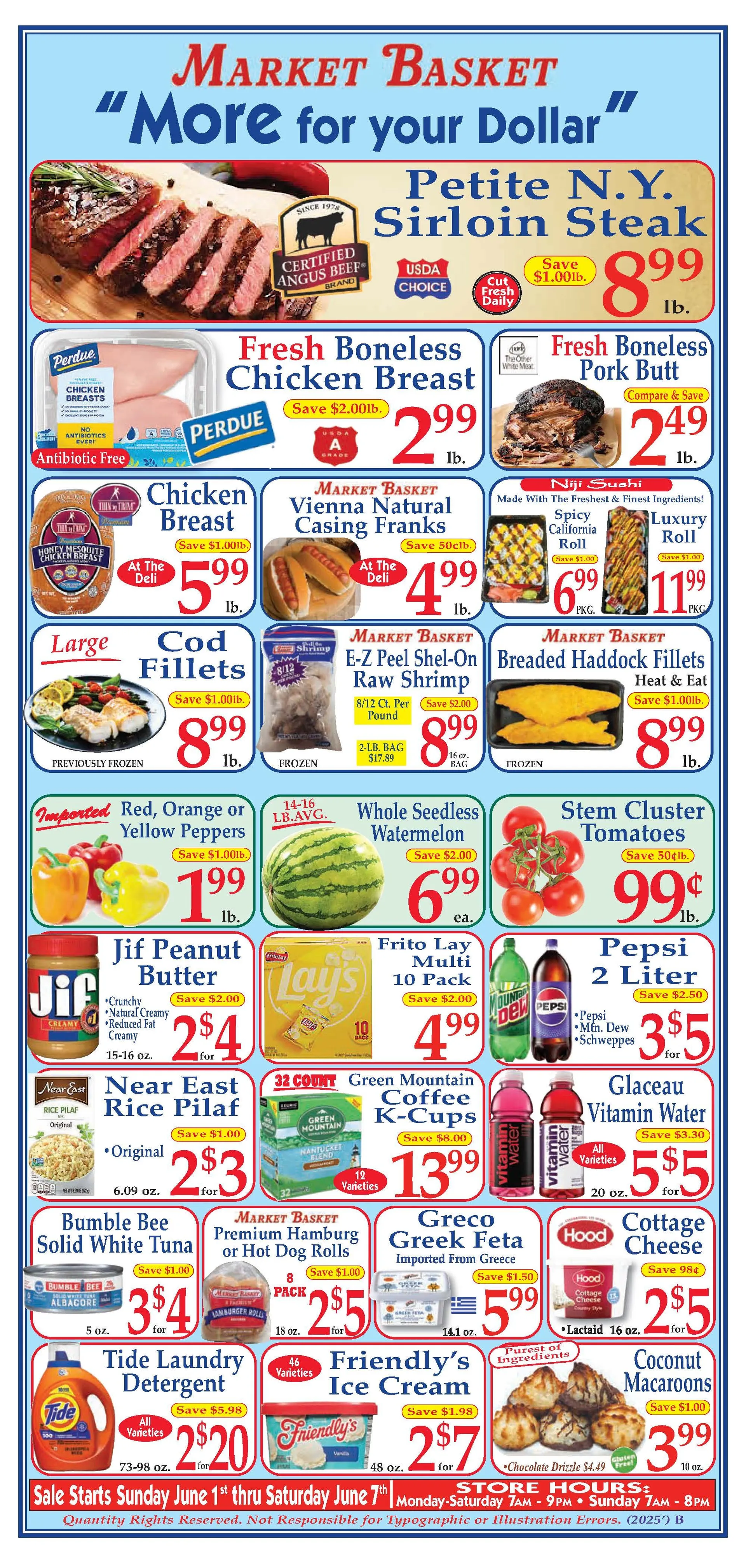 Weekly ad Market Basket Sales from June 1 to June 7 2025 - Page 1