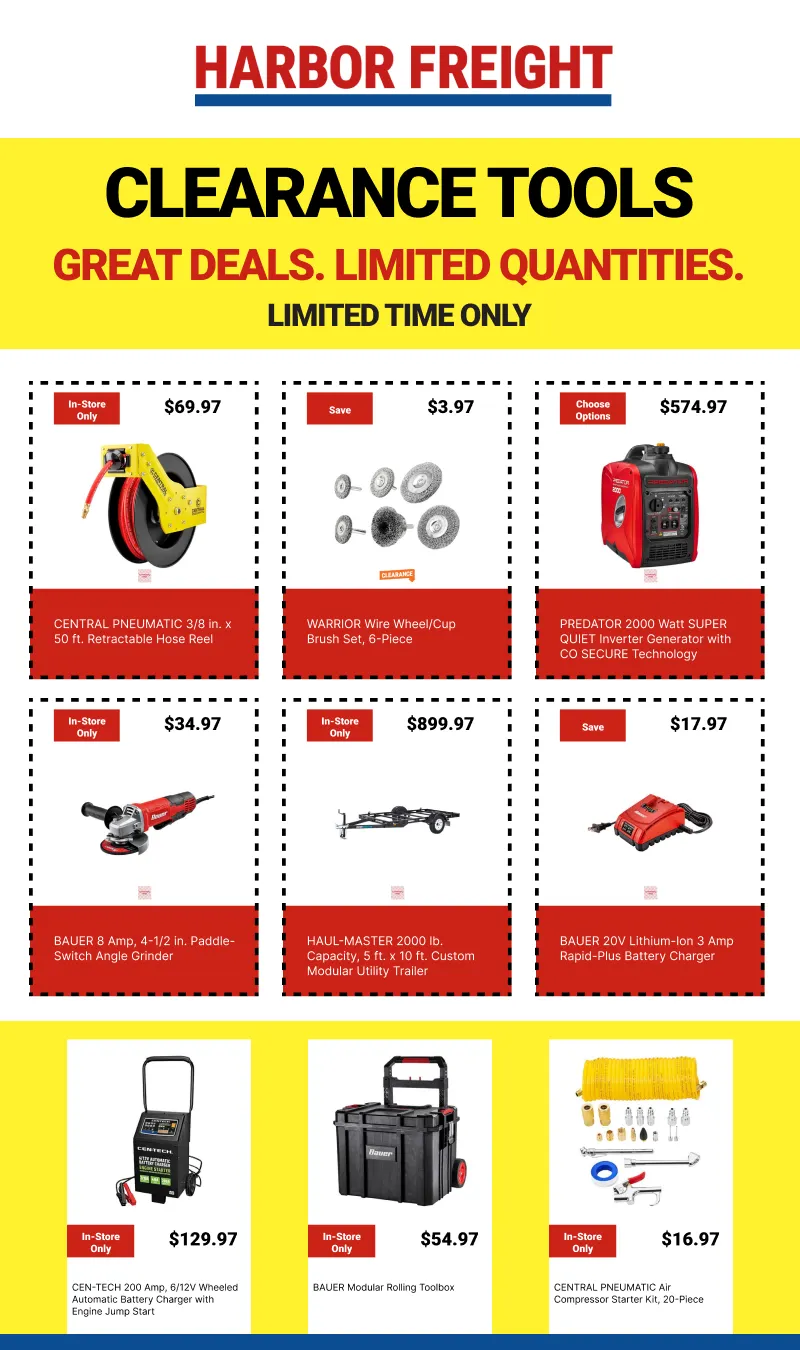 Weekly ad  Harbor Freight Sales from April 30 to May 14 2026 - Page 