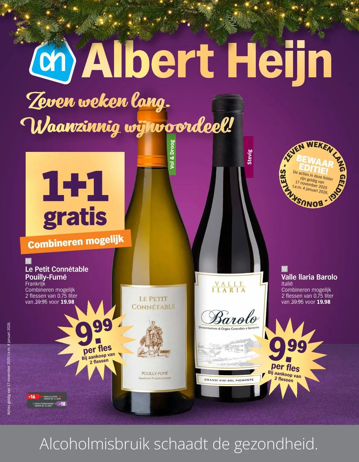 Albert Heijn Flofer van 17 november tot 4 januari 2026 - folder pagina 1