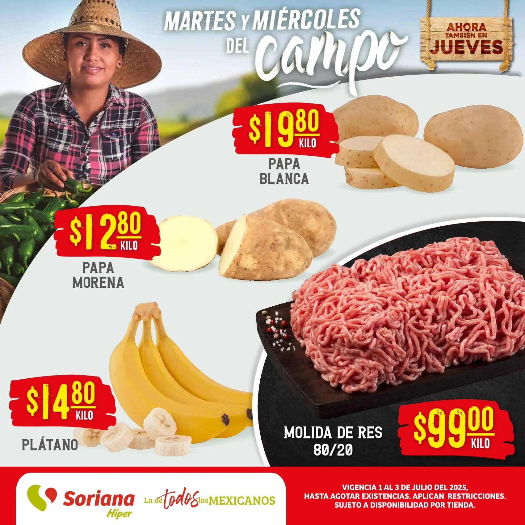 Catálogo de Soriana Ofertas 1 de julio al 3 de julio 2025 - Pagina 1