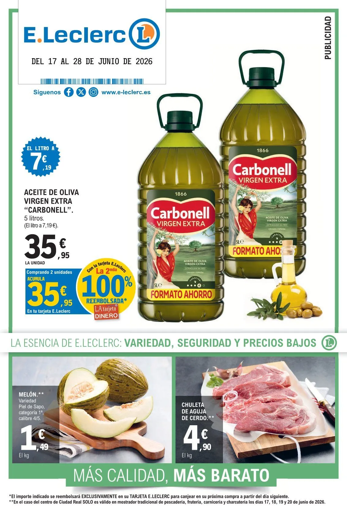 Catálogo de Ofertas de E.Leclerc 17 de junio al 28 de junio 2026 - Página