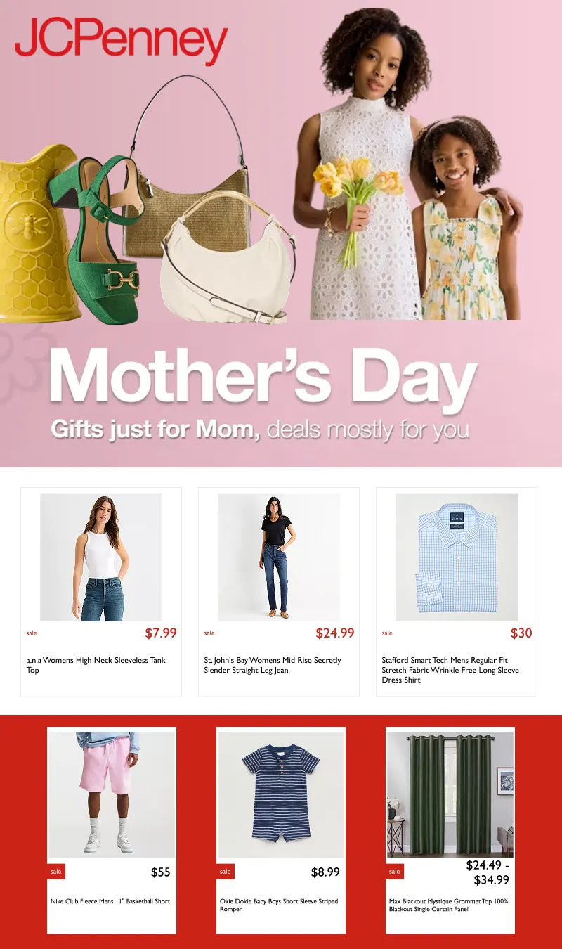 Weekly ad  JCPenney Sales from May 8 to May 28 2026 - Page 1