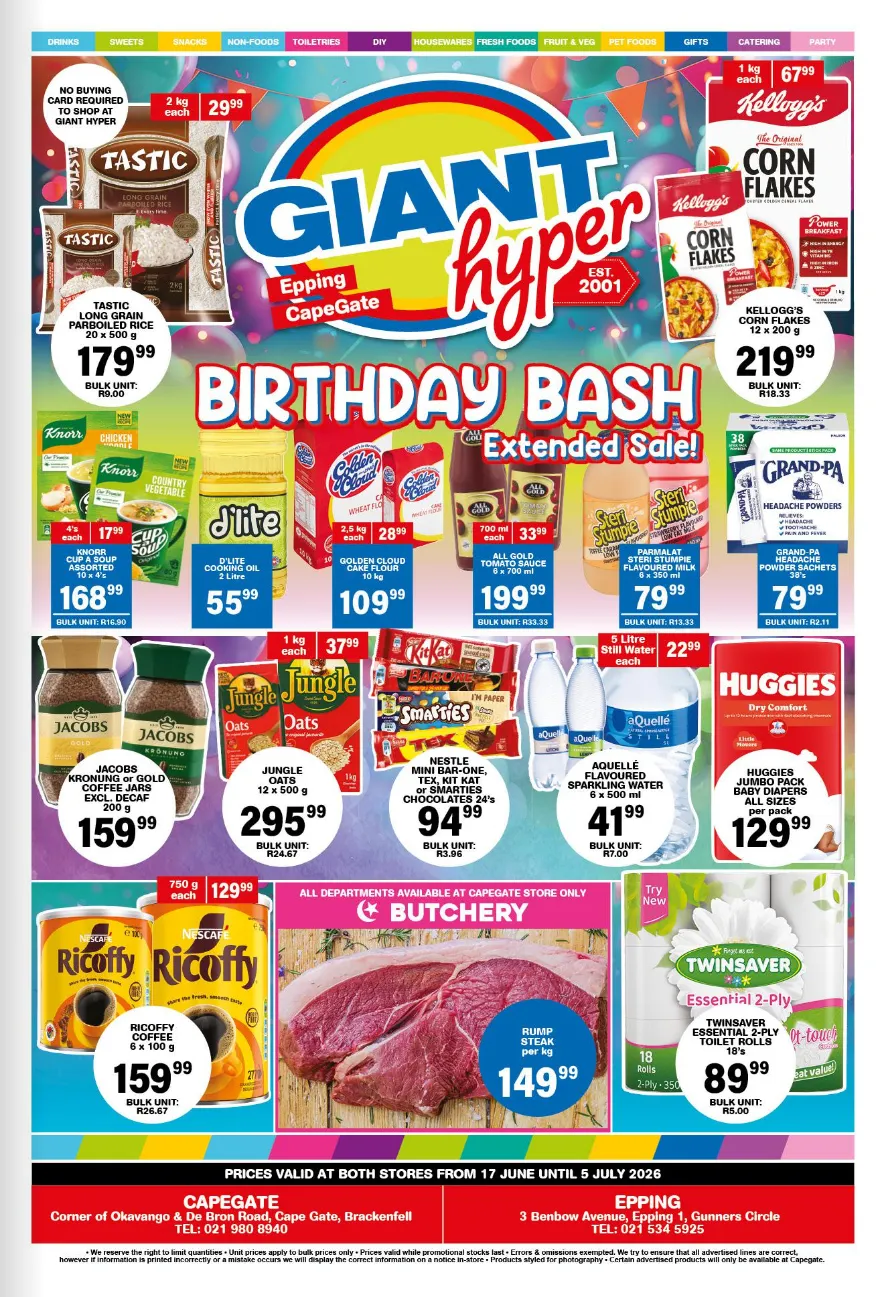 Giant Hyper Sales from 17 June to 5 July 2026 - Catalogue Page