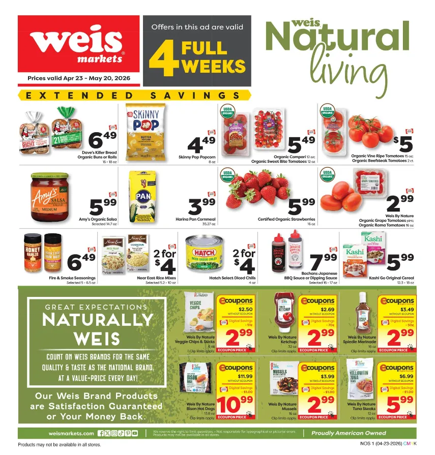 Weekly ad Weis Sales from April 23 to May 20 2026 - Page 