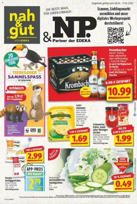 NP Discount Prospekte von 6. Oktober bis 11. Oktober 2025 - Prospekt seite 1