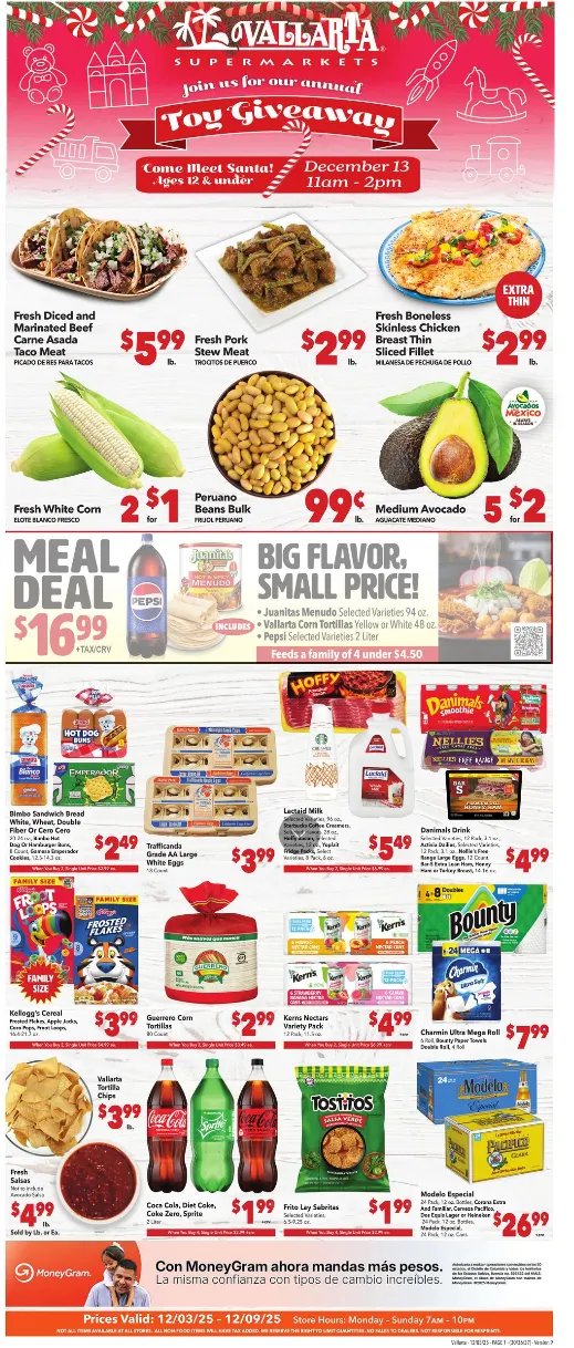 Weekly ad Vallarta Sales from December 3 to December 9 2025 - Page 