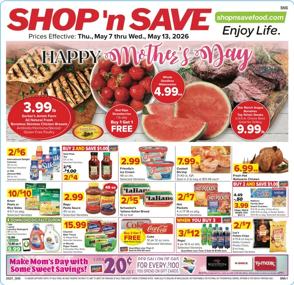 Weekly ad Shop'n Save Sales from May 7 to May 13 2026 - Page 