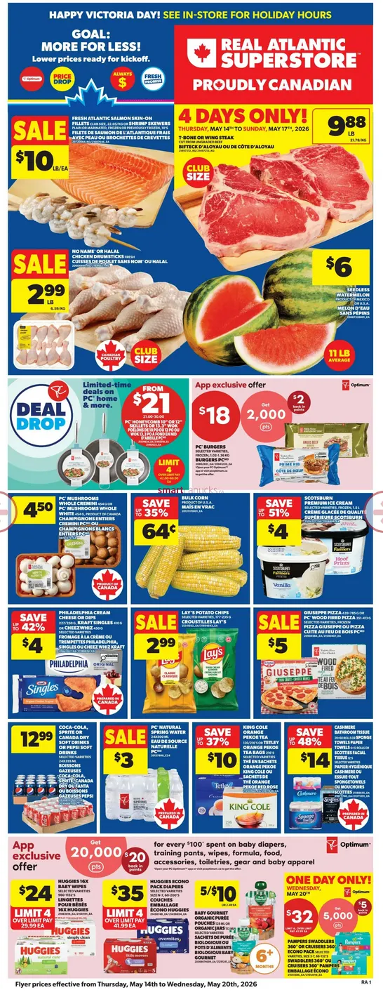 Atlantic Superstore Sales from May 14 to May 20 2026 - flyer page 1