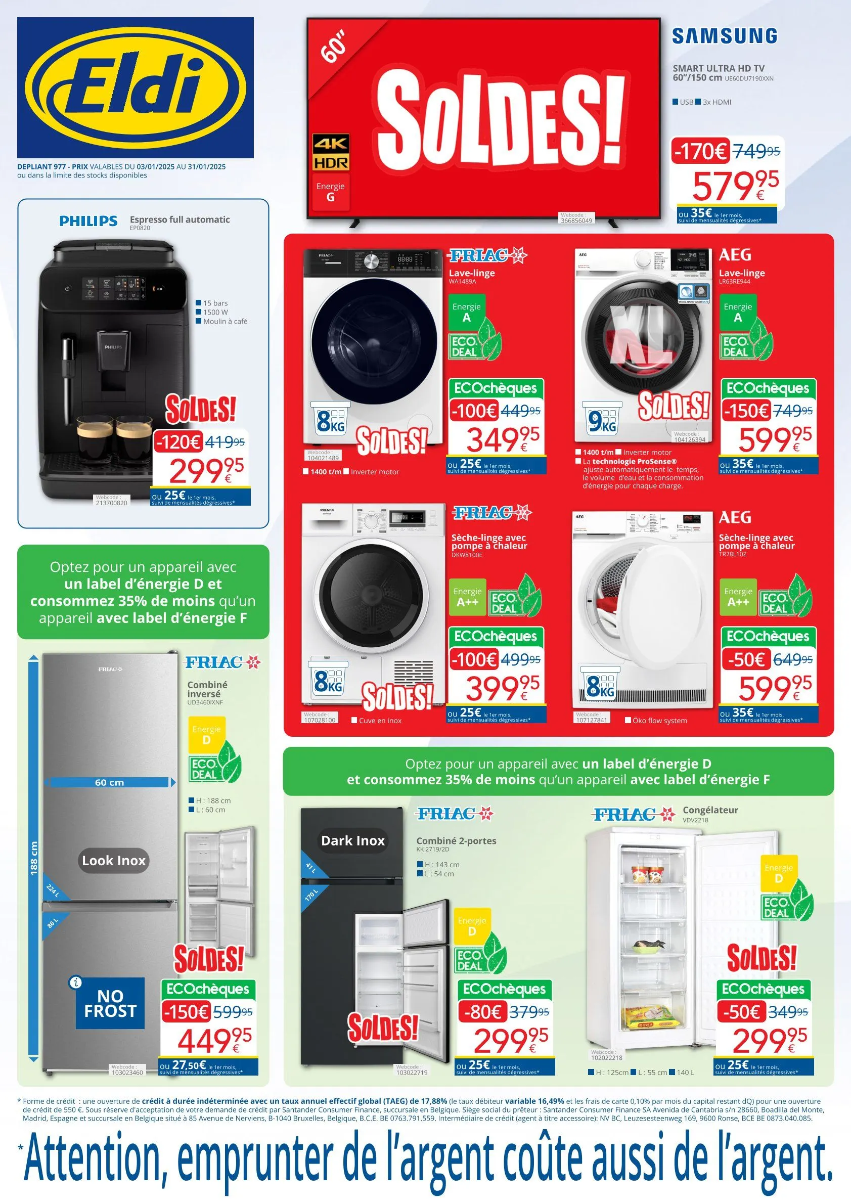 Eldi folders van 3 januari tot 31 januari 2025 - folder pagina 1