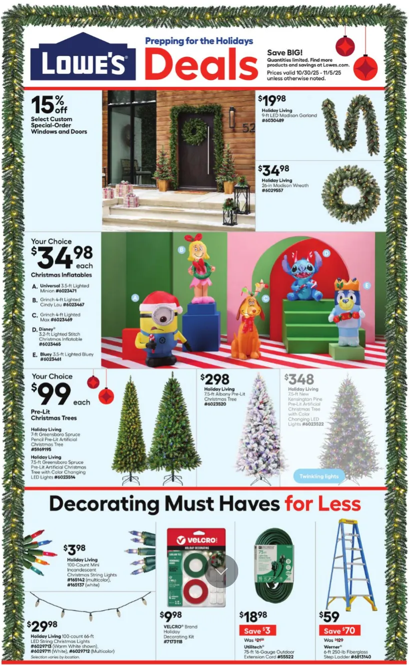 Weekly ad Lowe´s Sales from October 30 to November 5 2025 - Page 