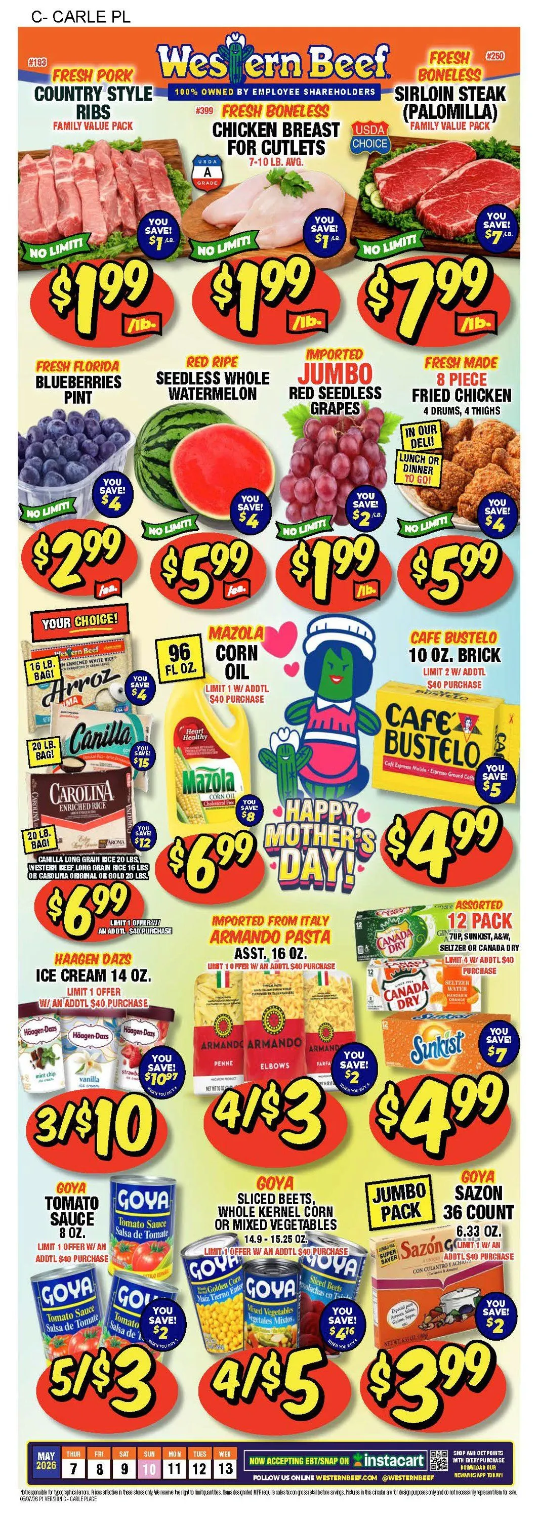 Weekly ad Western Beef weekly ads from May 7 to May 13 2026 - Page 1