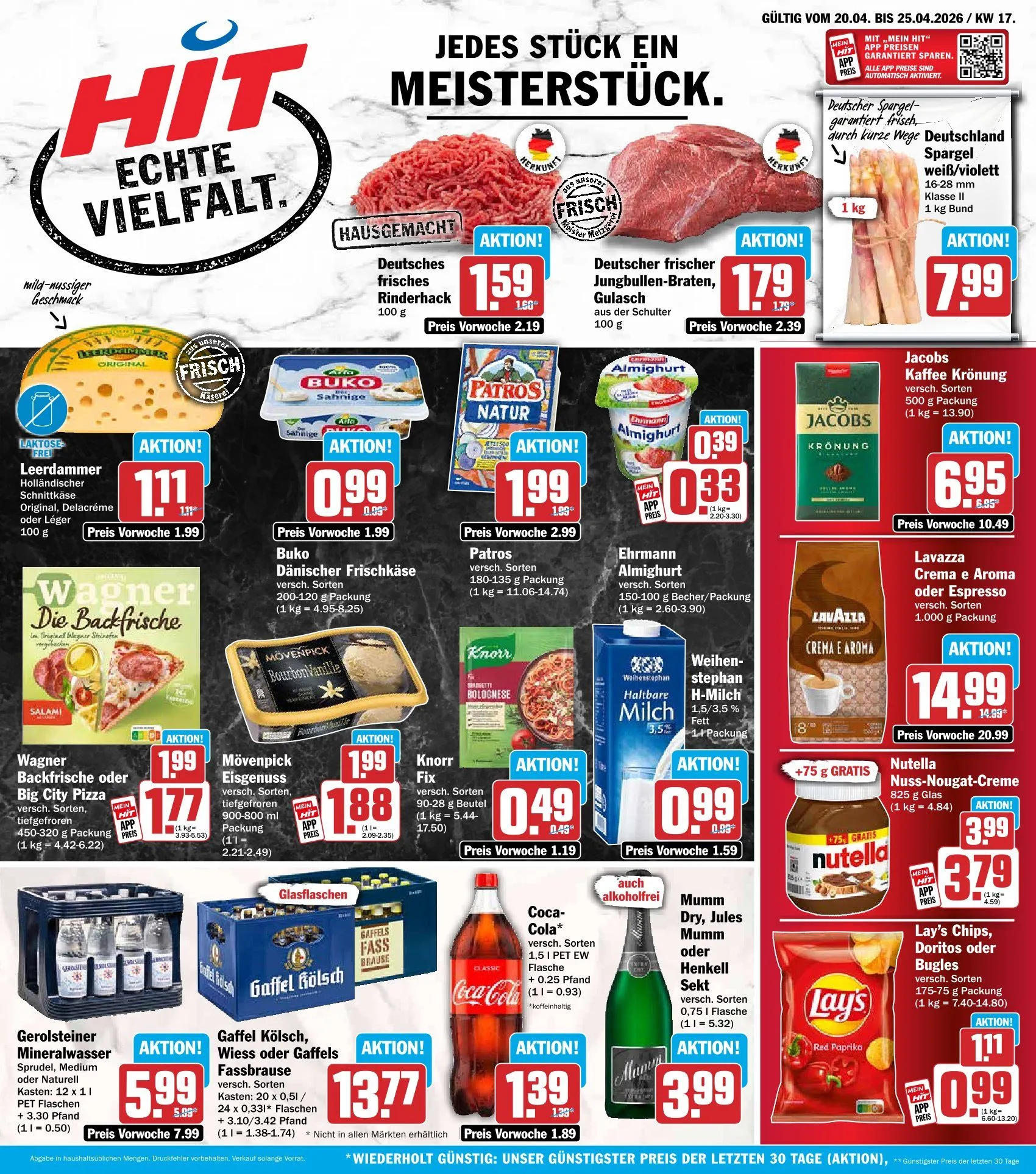 Hit Angebote von 20. April bis 25. April 2026 - Prospekt seite 