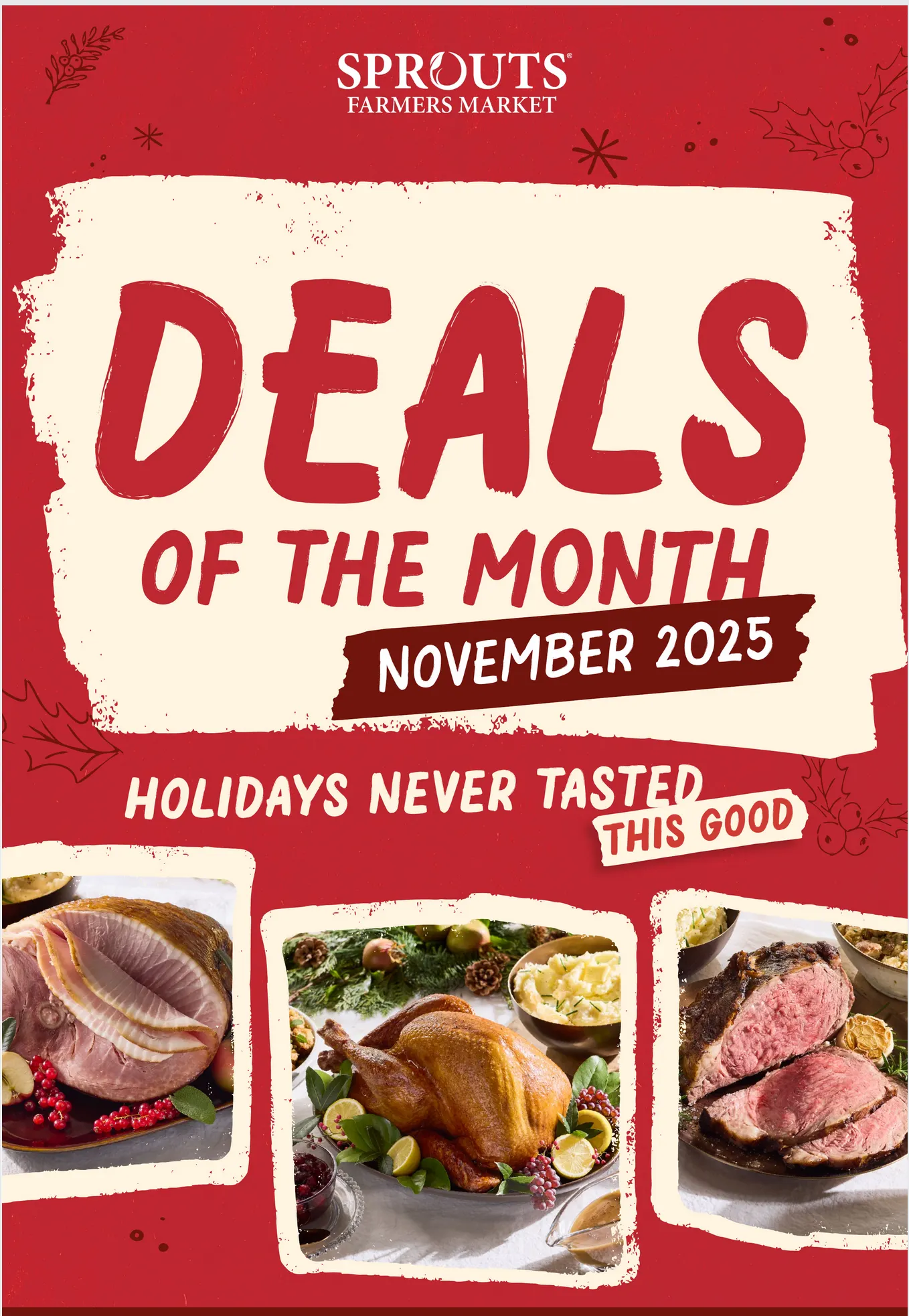 Weekly ad Sprouts Sales from October 29 to December 3 2025 - Page 1