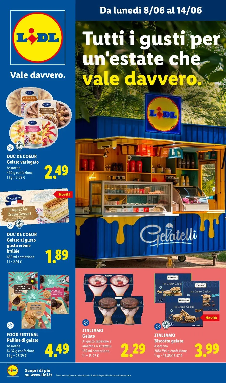 Volantini Lidl da 8 giugno a 14 giugno di 2026 - Pagina del volantino 1