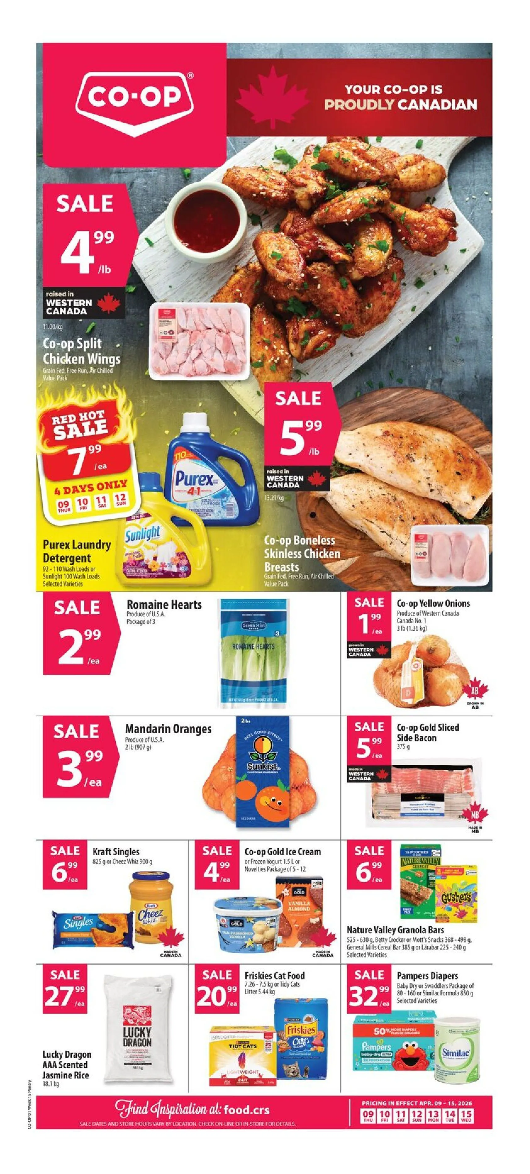  Co-op Food Sales from April 9 to April 15 2026 - flyer page 