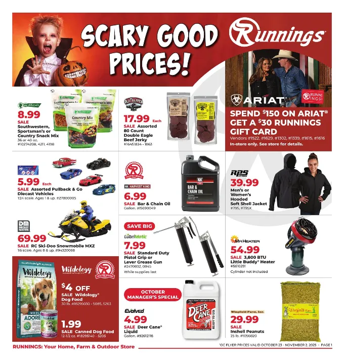 Weekly ad Runnings Sales from October 23 to November 2 2025 - Page 