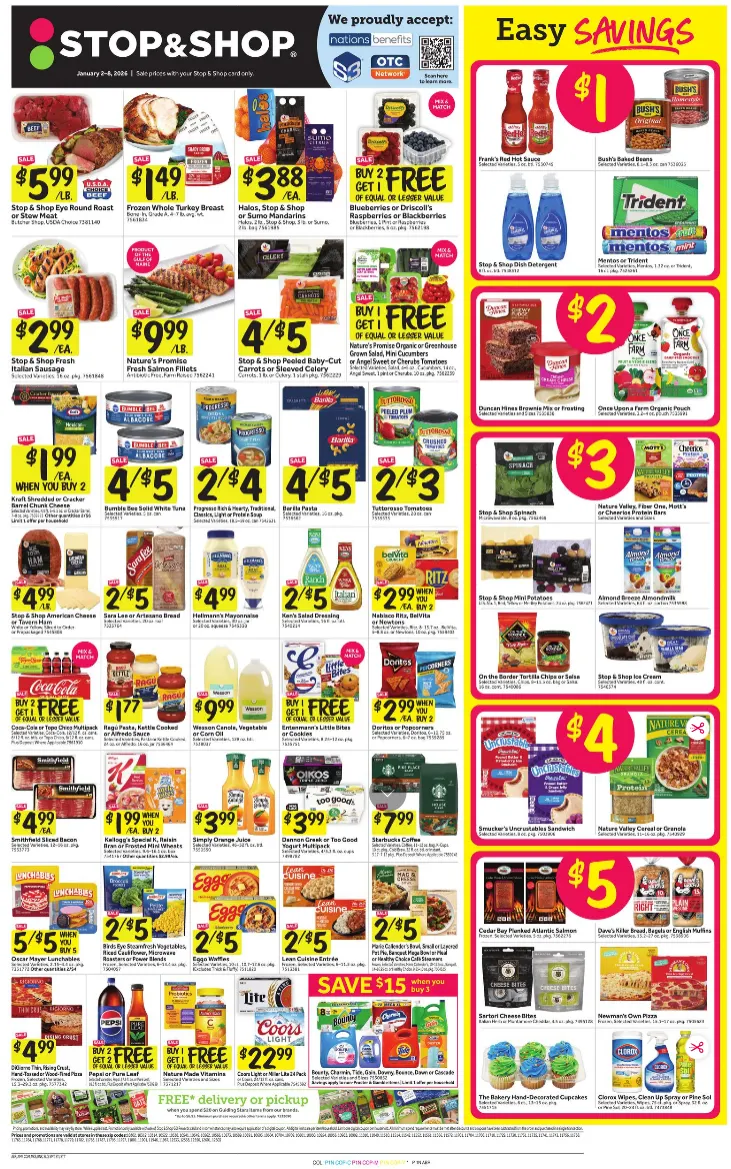 Weekly ad Stop & Shop Sales from January 2 to January 8 2026 - Page