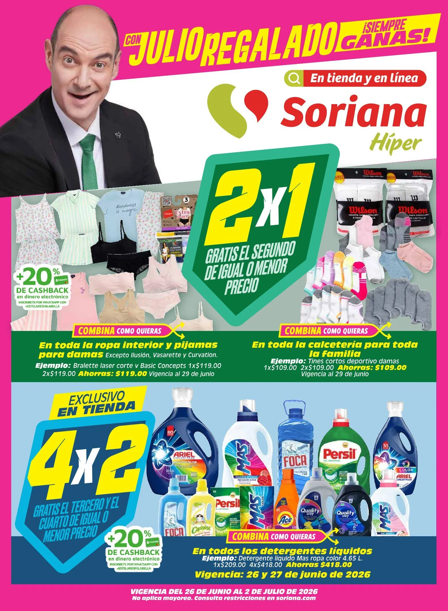 Catálogo de Soriana Ofertas 26 de junio al 2 de julio 2026 - Pagina 1