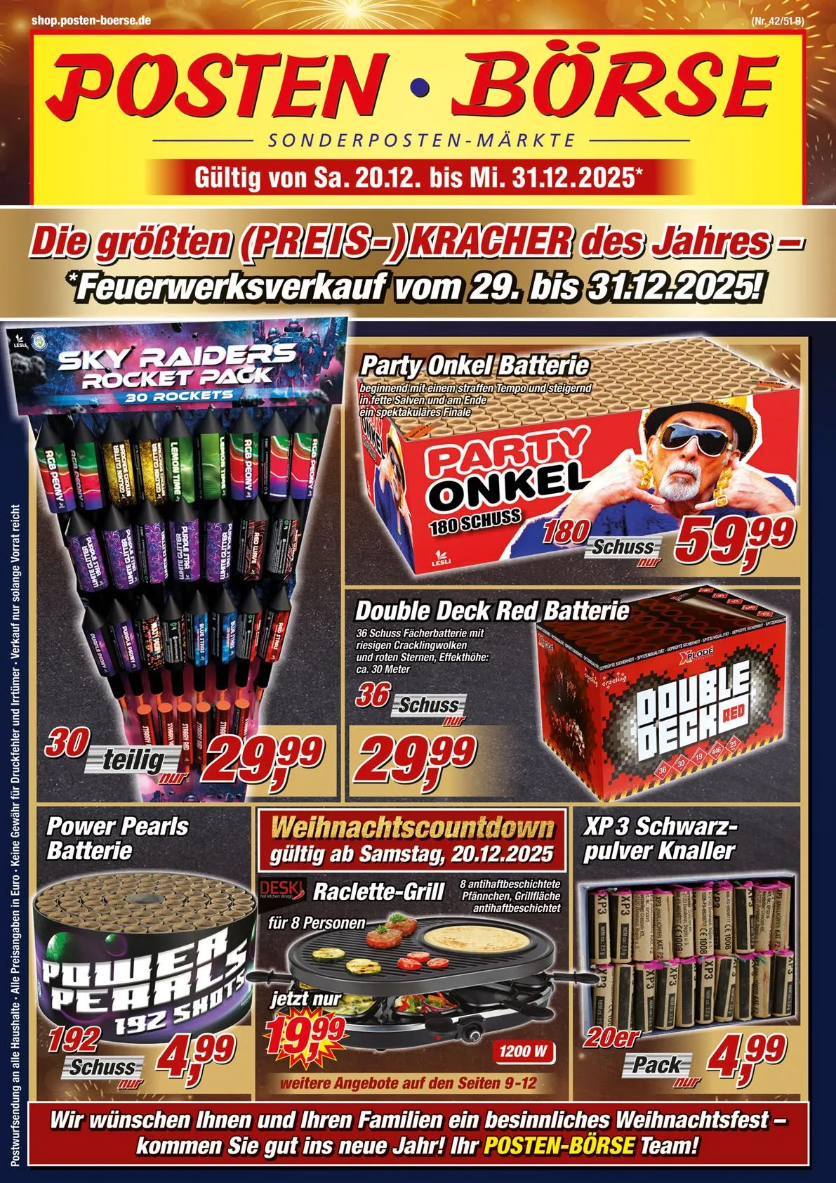  Posten Borse Angebote von 20. Dezember bis 29. Dezember 2025 - Prospekt seite 1