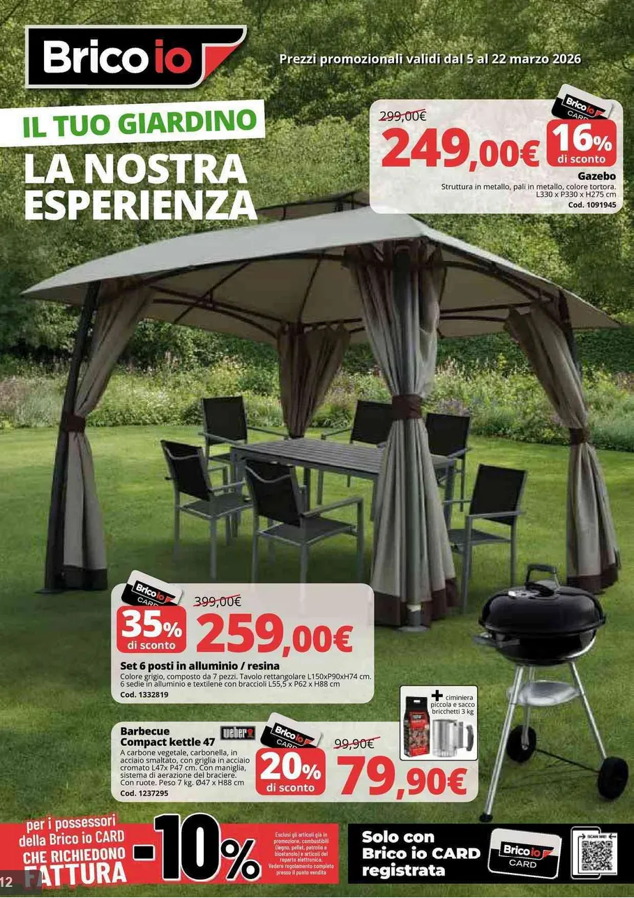  Volantini Brico io da 5 marzo a 22 marzo di 2026 - Pagina del volantino 