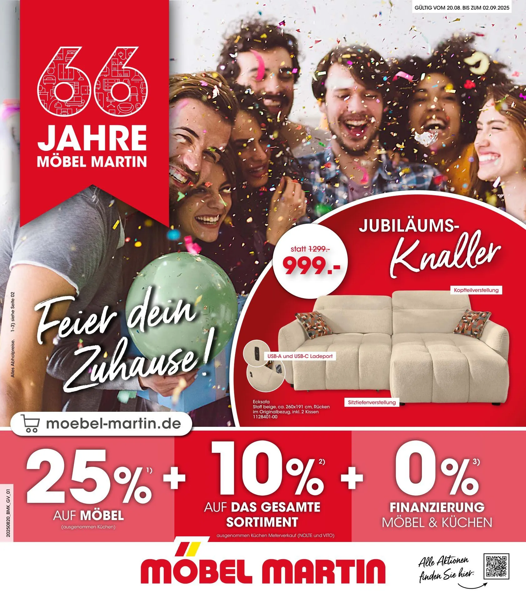 Möbel Martin Prospekte von 20. August bis 27. August 2025 - Prospekt seite 