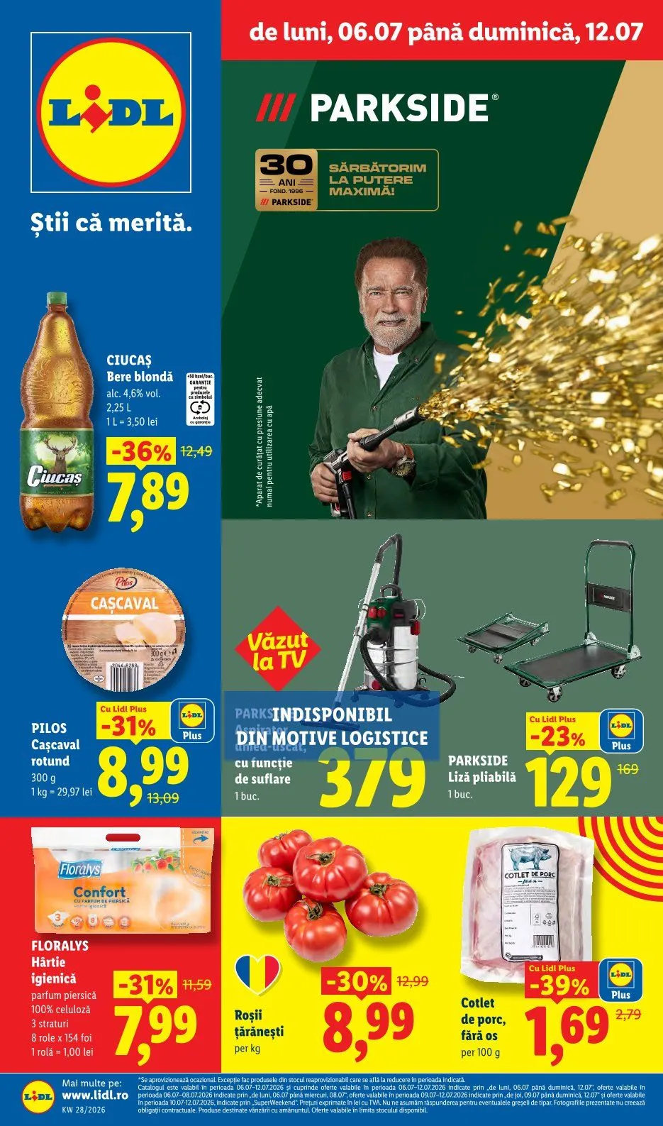 Catalog Oferte de neratat Lidl de la 6 iulie până la 12 iulie 2026 - Revista Pagina 1