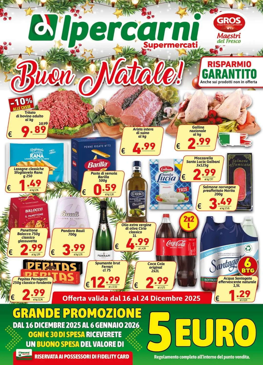 IperCarni Volantino da 16 dicembre a 24 dicembre di 2025 - Pagina del volantino