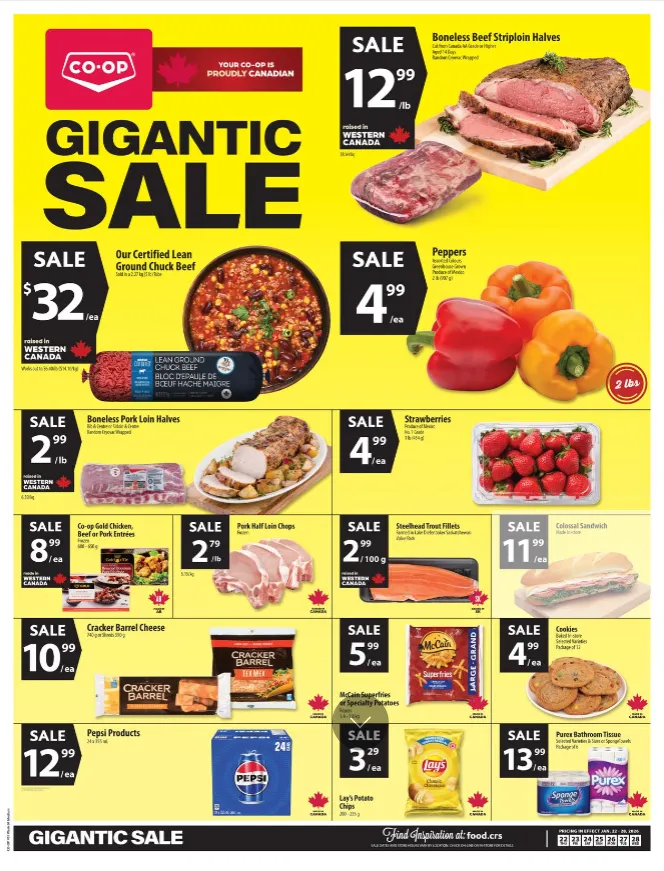 Co-op Food Sales from January 22 to February 28 2026 - flyer page 