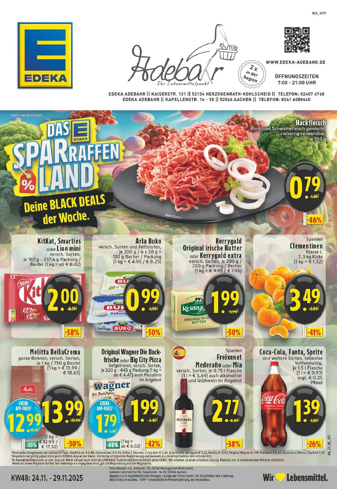 Edeka Angebote von 24. November bis 29. November 2025 - Prospekt seite 1