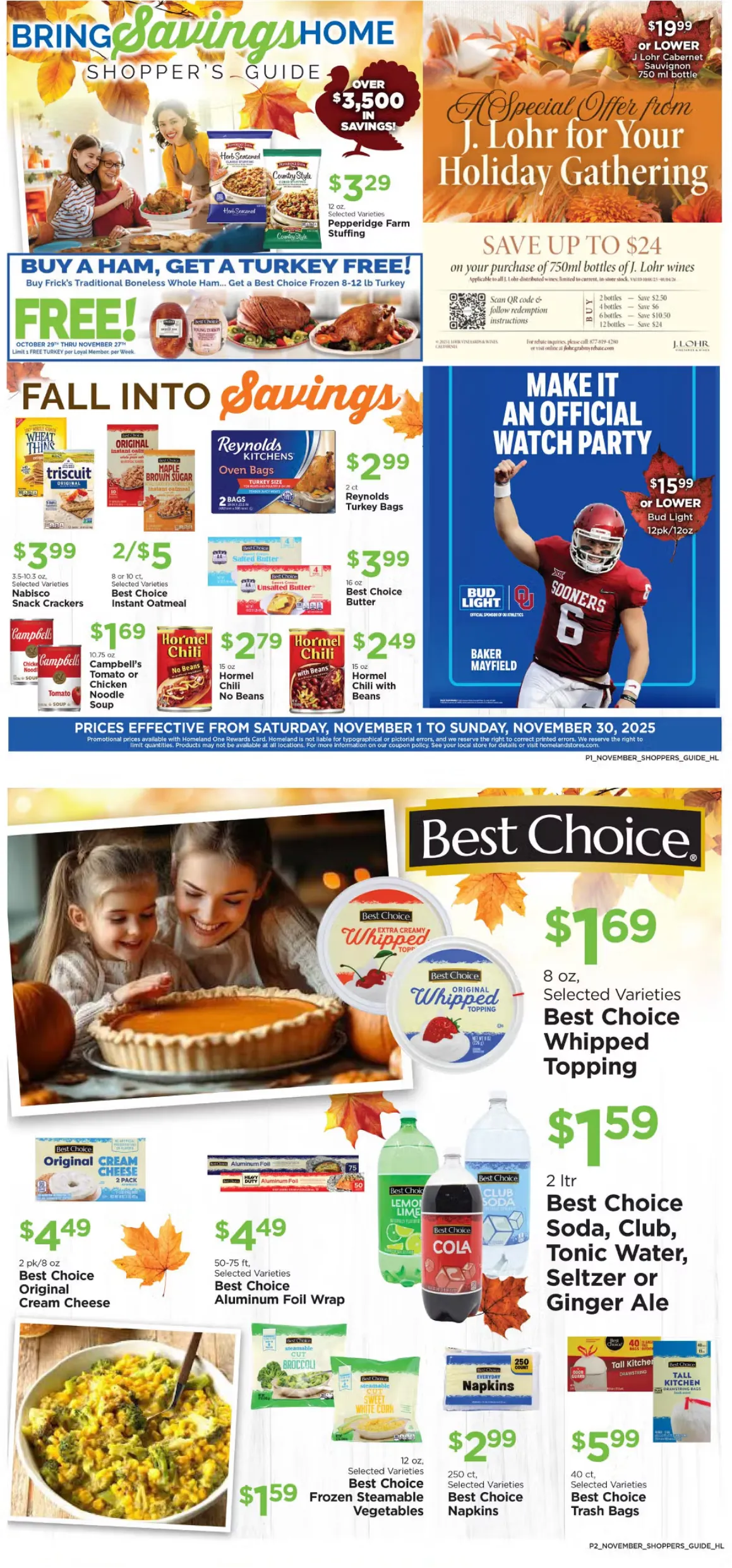 Weekly ad Homeland Sales from November 1 to November 30 2025 - Page