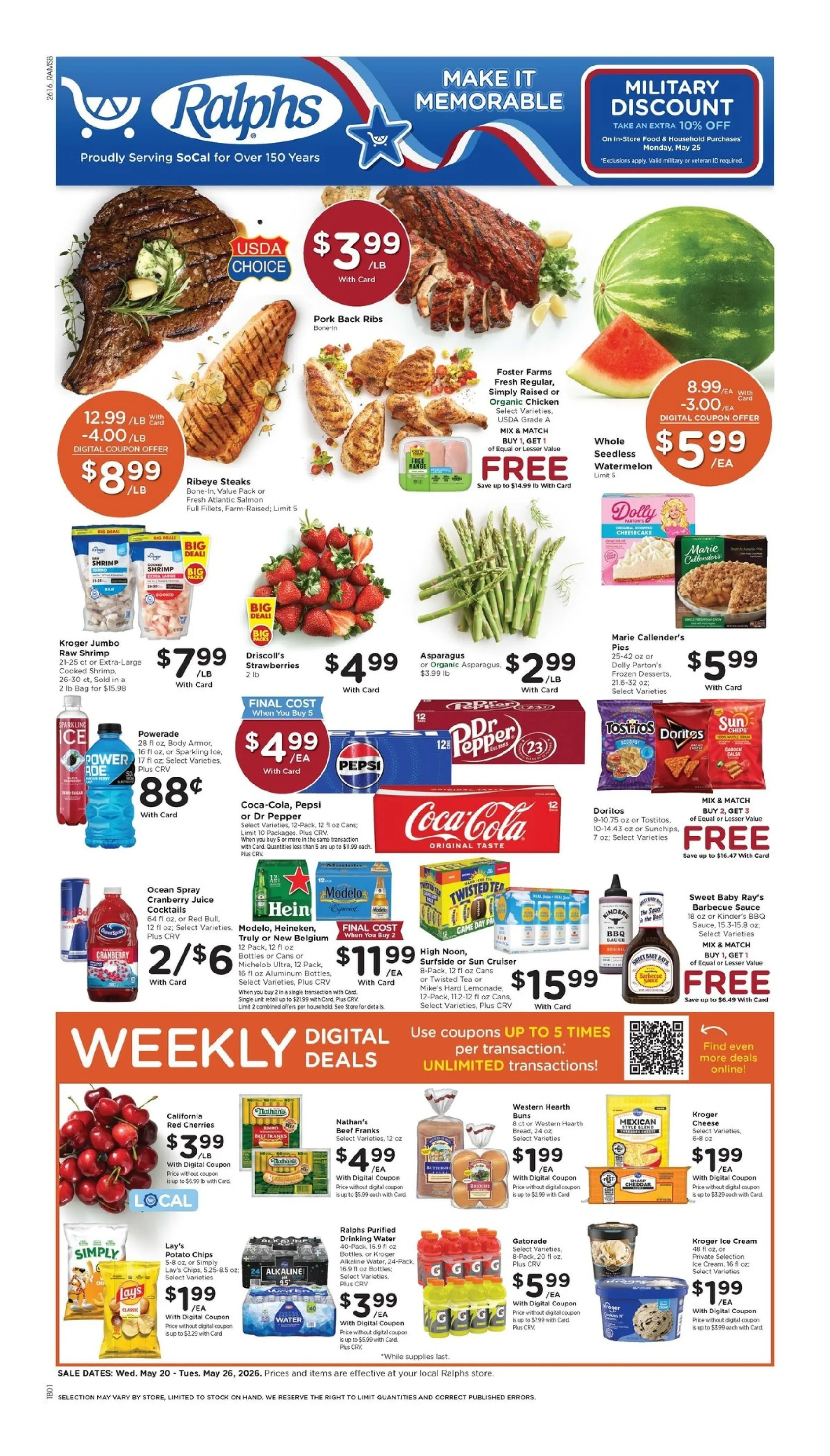 Weekly ad Ralphs Sales from May 20 to May 26 2026 - Page