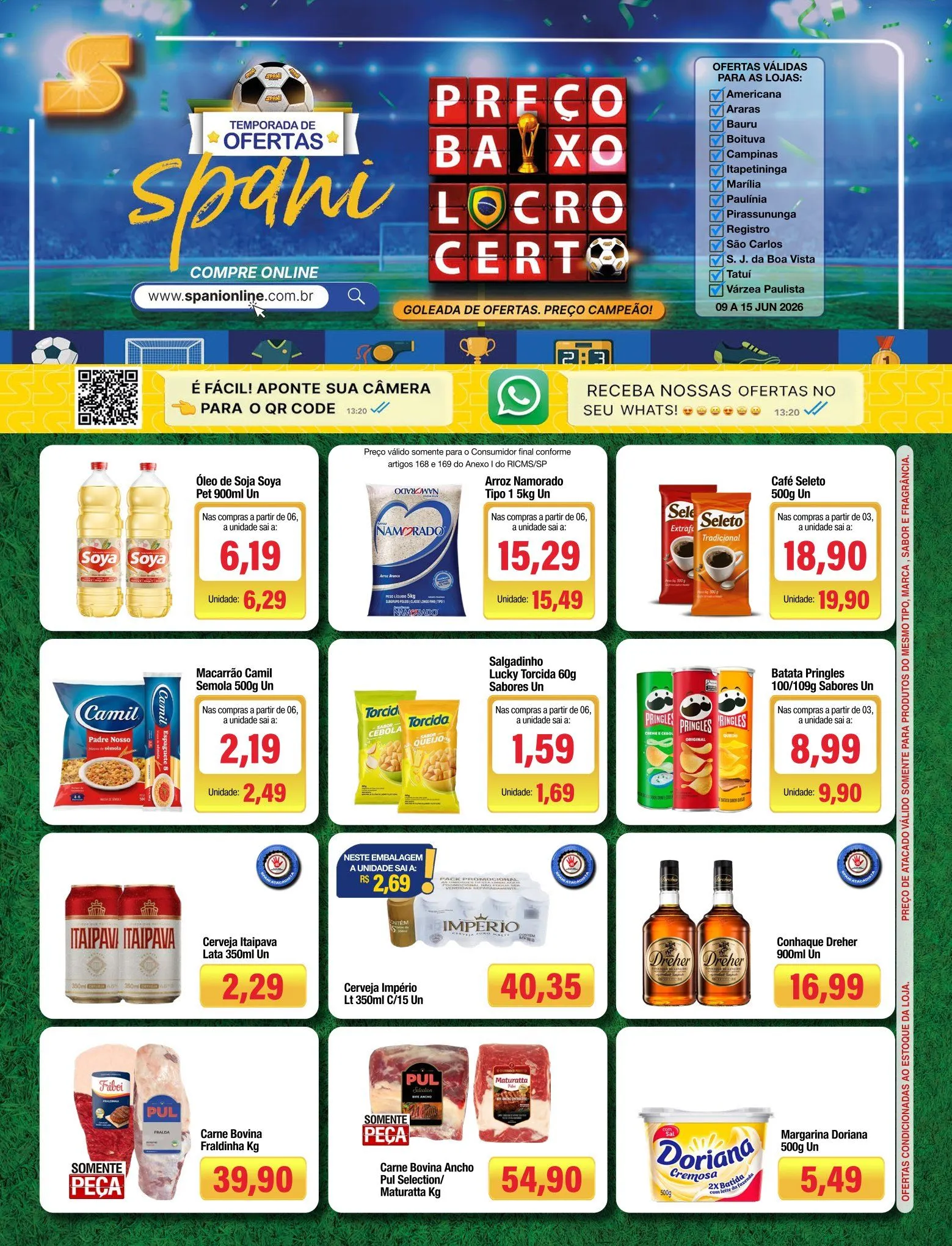 Encarte de Folhetos Spani Atacadista 12 de junho até 16 de junho 2026 - Pagina