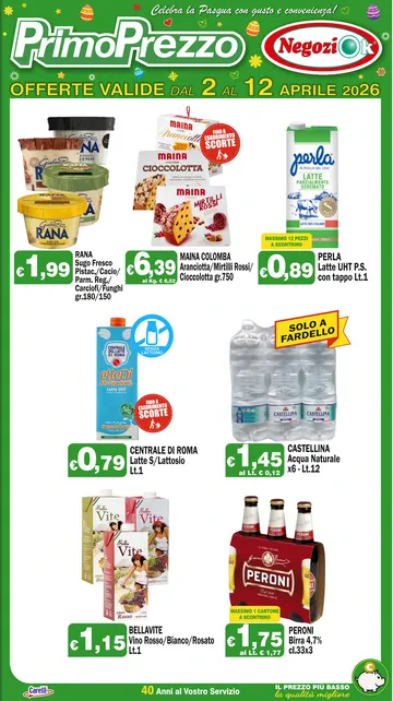  Primo Prezzo Volantino da 2 aprile a 12 aprile di 2026 - Pagina del volantino 1