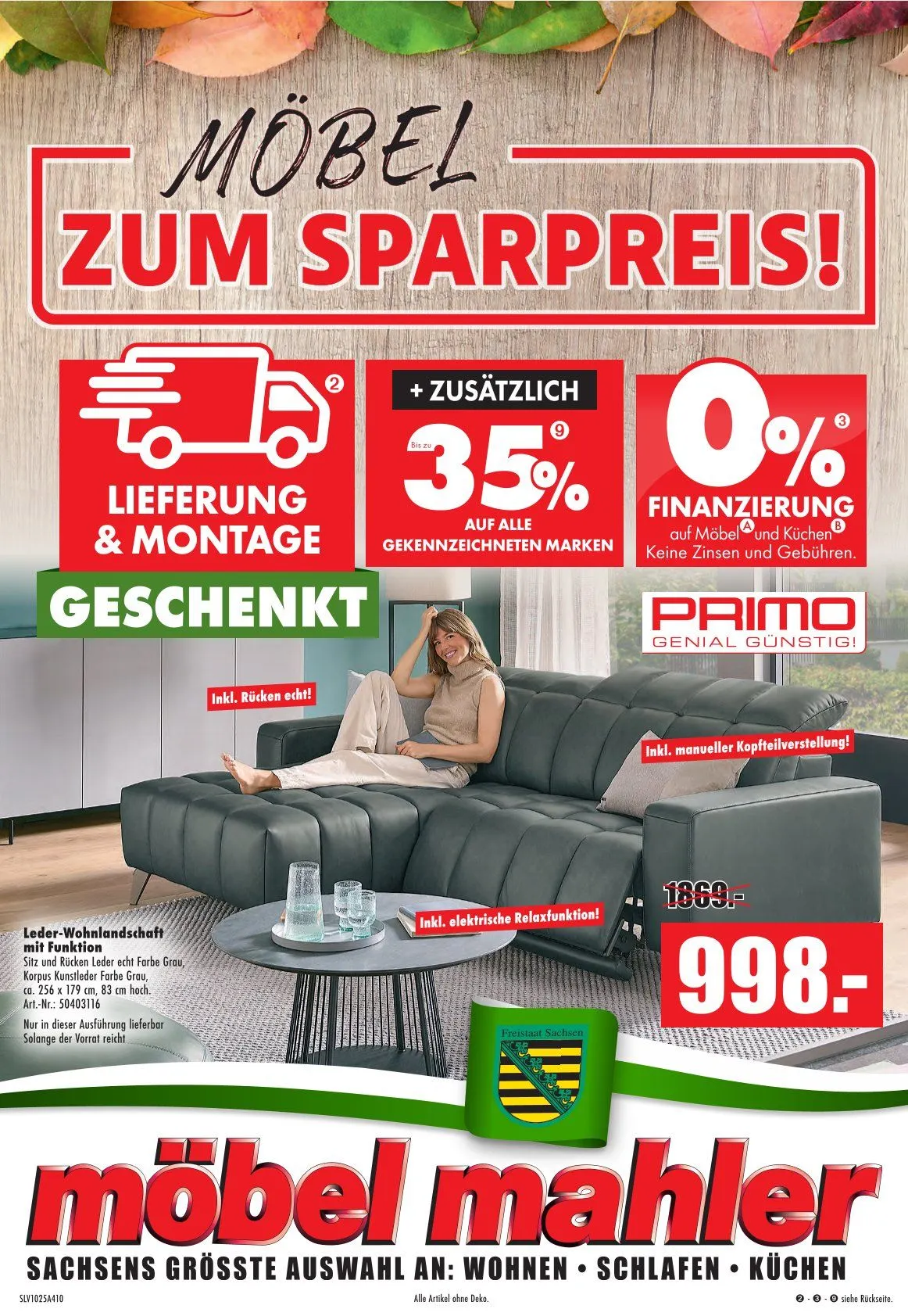 Möbel Mahler Prospekte von 29. Oktober bis 25. November 2025 - Prospekt seite 