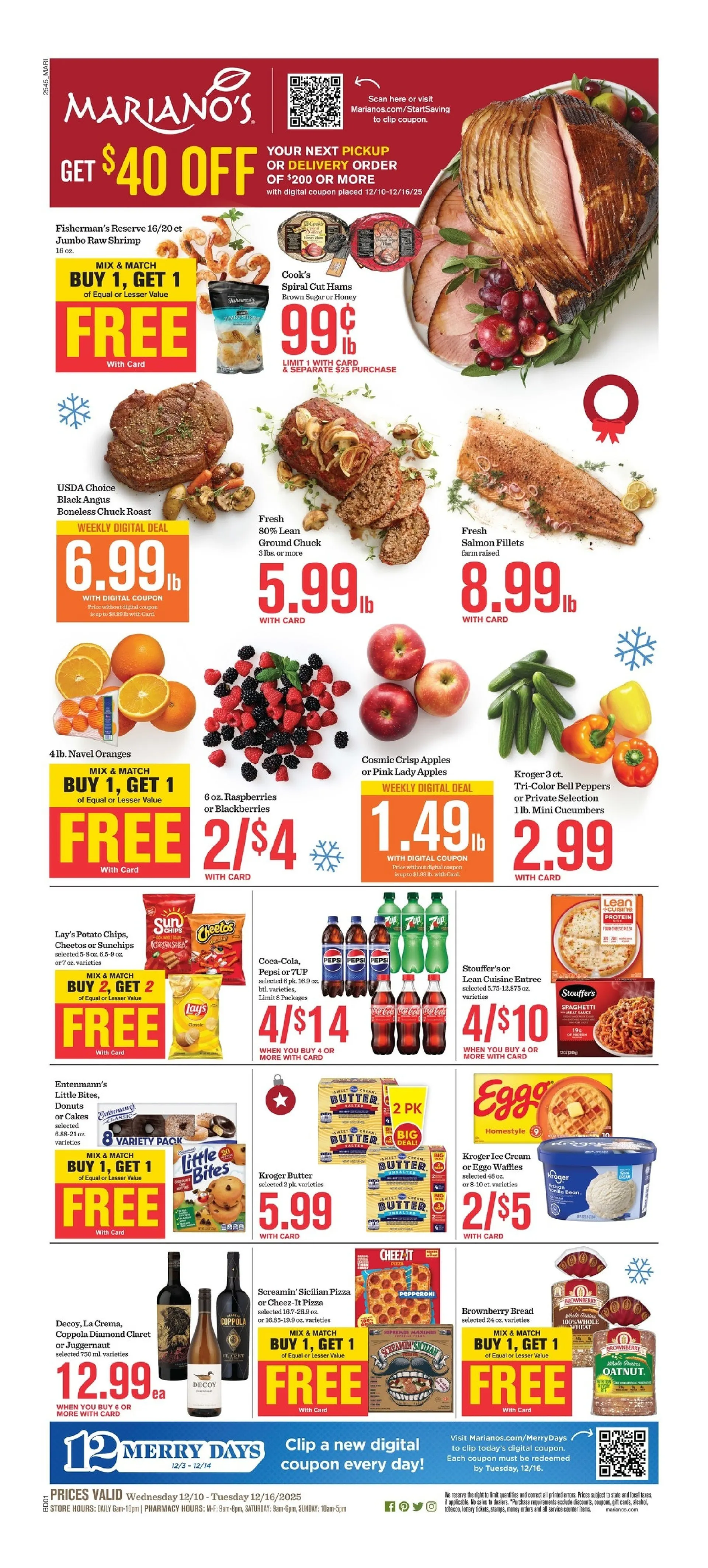 Weekly ad Mariano's Sales from December 10 to December 16 2025 - Page