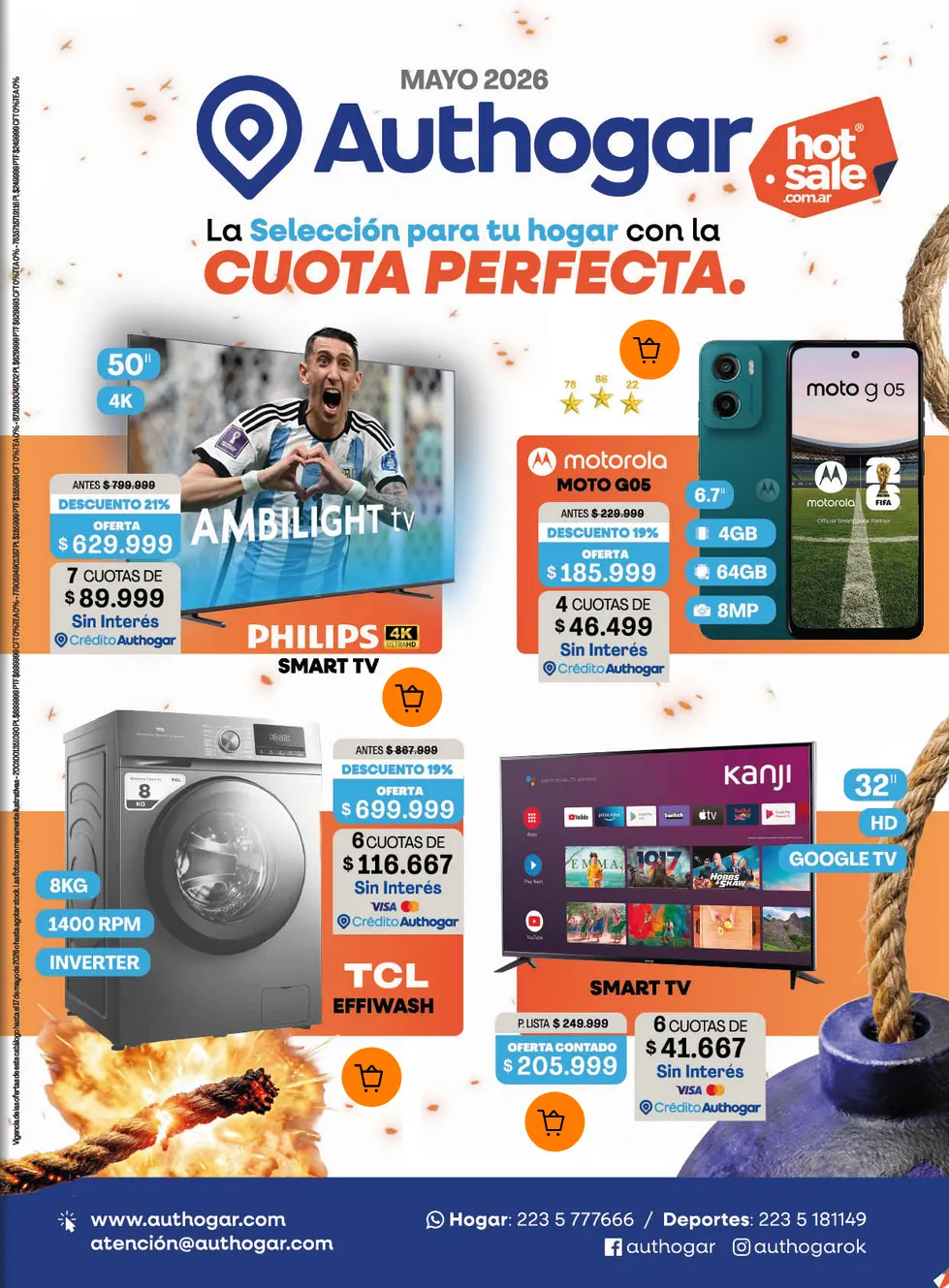 Ofertas de Ofertas Authogar  1 de mayo al 31 de mayo 2026 - Página 1 del catálogo