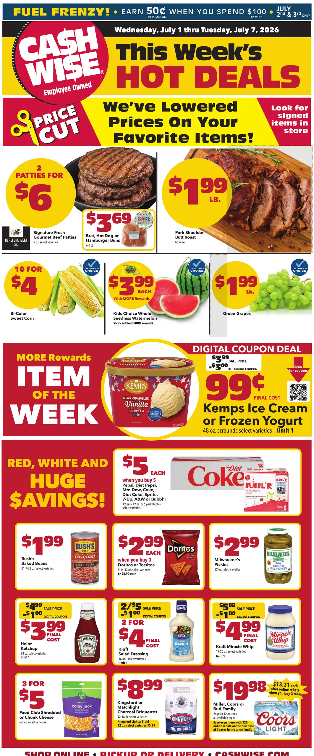 Weekly ad  Cash Wise Sales from July 1 to July 7 2026 - Page 