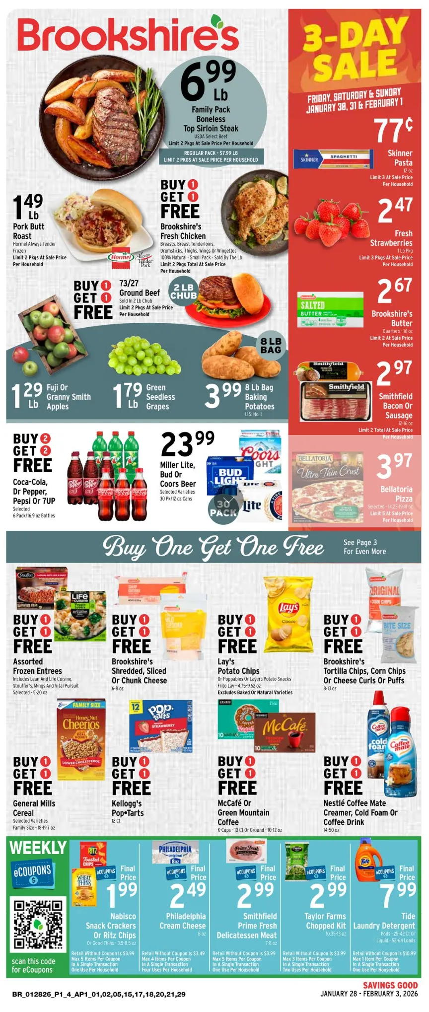 Weekly ad Brookshires Sales from January 28 to February 3 2026 - Page 