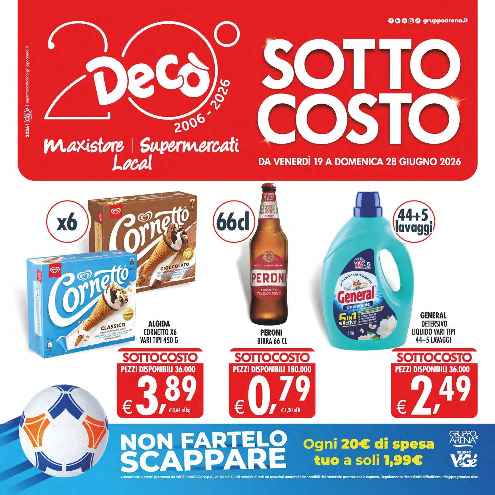 Volantini Deco Supermercati da 19 giugno a 29 giugno di 2026 - Pagina del volantino 1