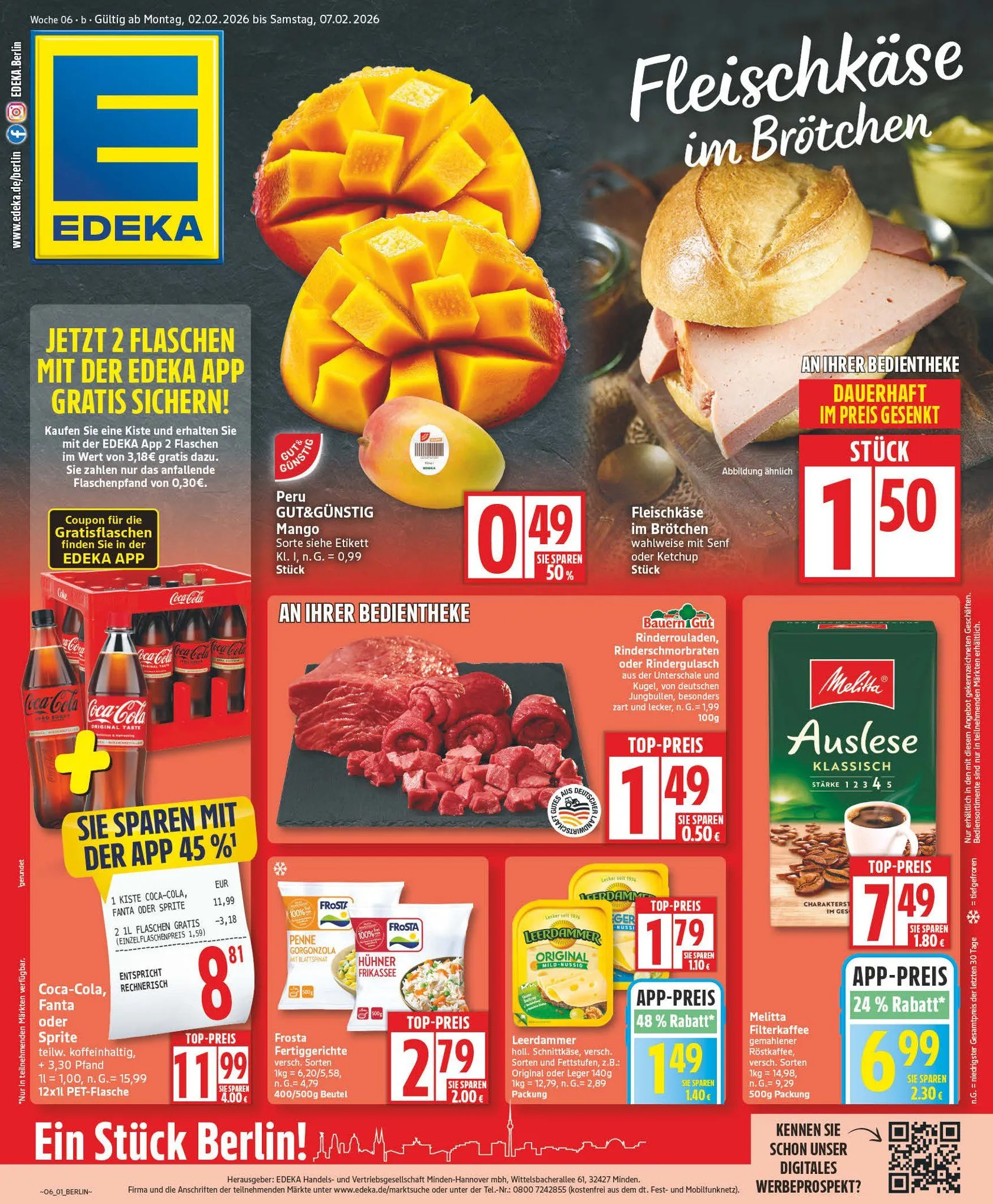 Edeka Angebote von 2. Februar bis 7. Februar 2026 - Prospekt seite